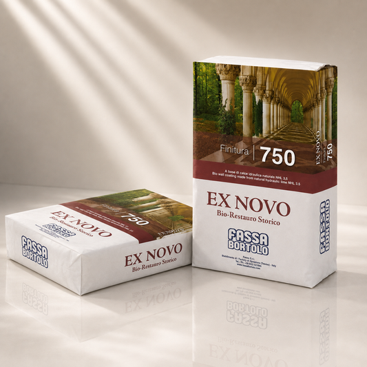 FINITURA 750 – Finitura traspirante a base di calce naturale