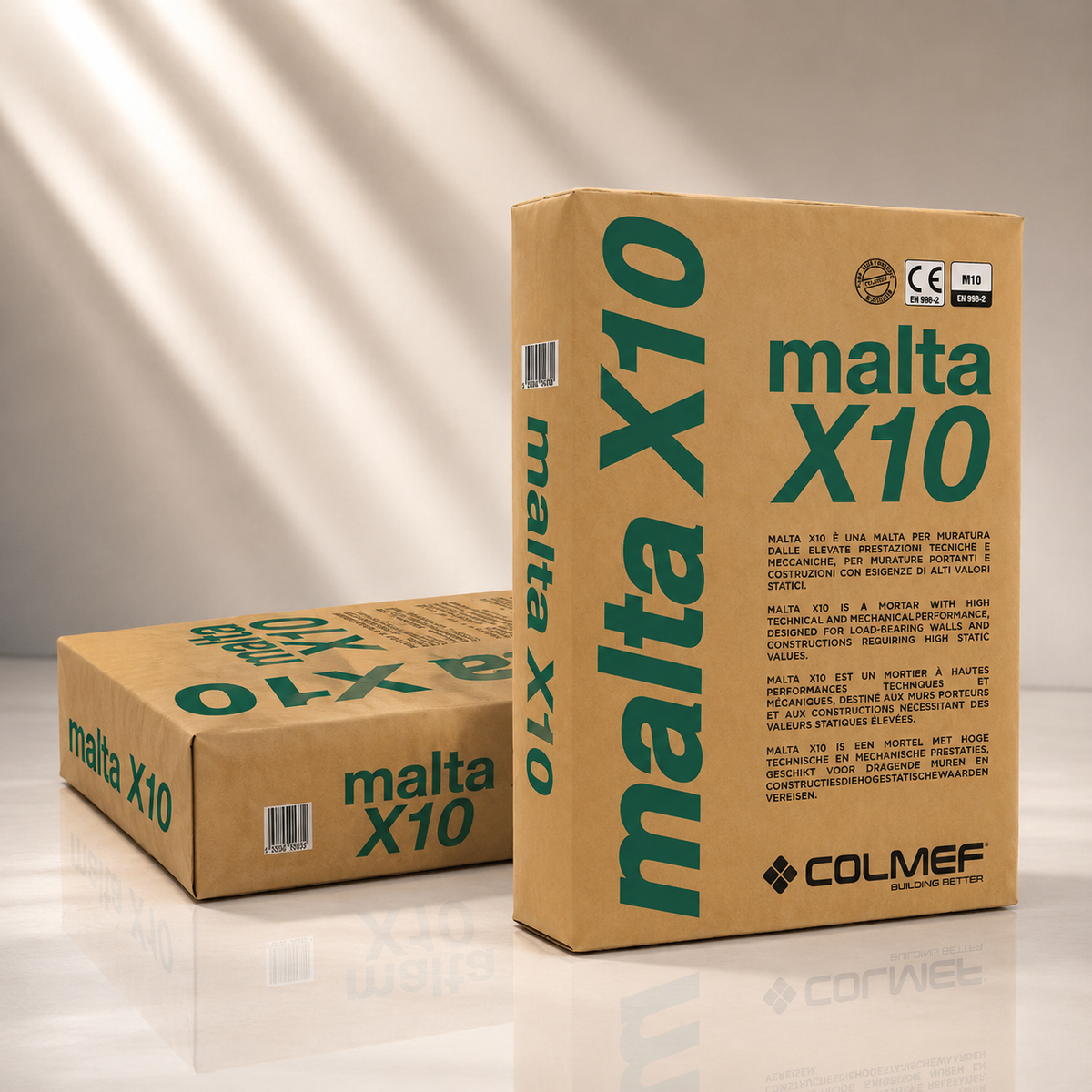 MALTA X10 – Malta da muratura fibrorinforzata M10
