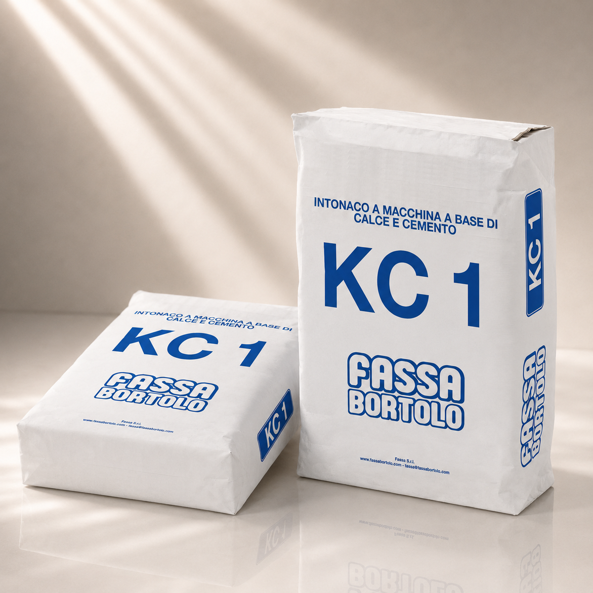KC 1 – Intonaco di fondo professionale a base di calce e cemento